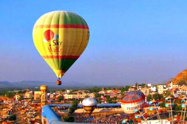 Hot air ballooning pushkar