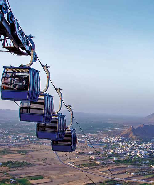 Ropeway in Pushkar